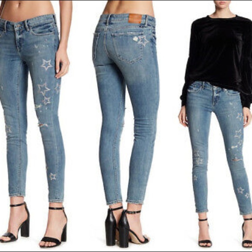 Lucky Brand Stella Skinny Star Jeans